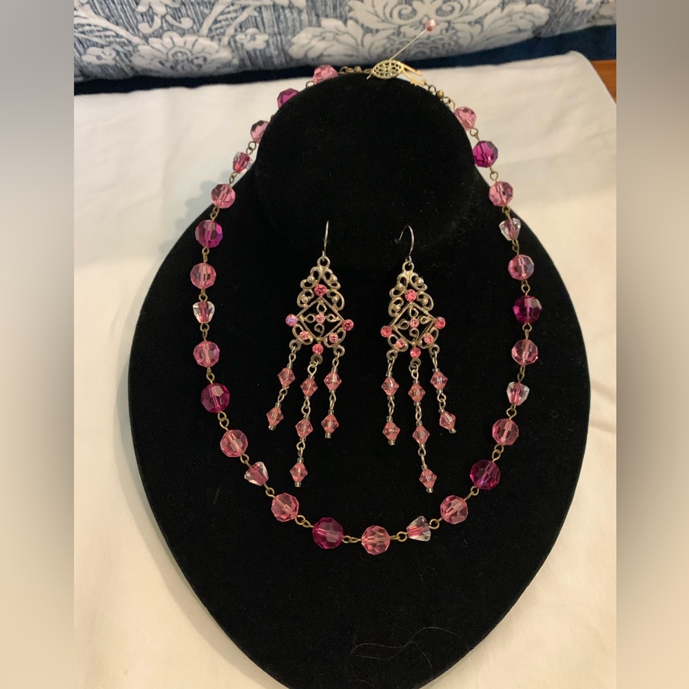 Vintage Aurora Borealis jewelry set